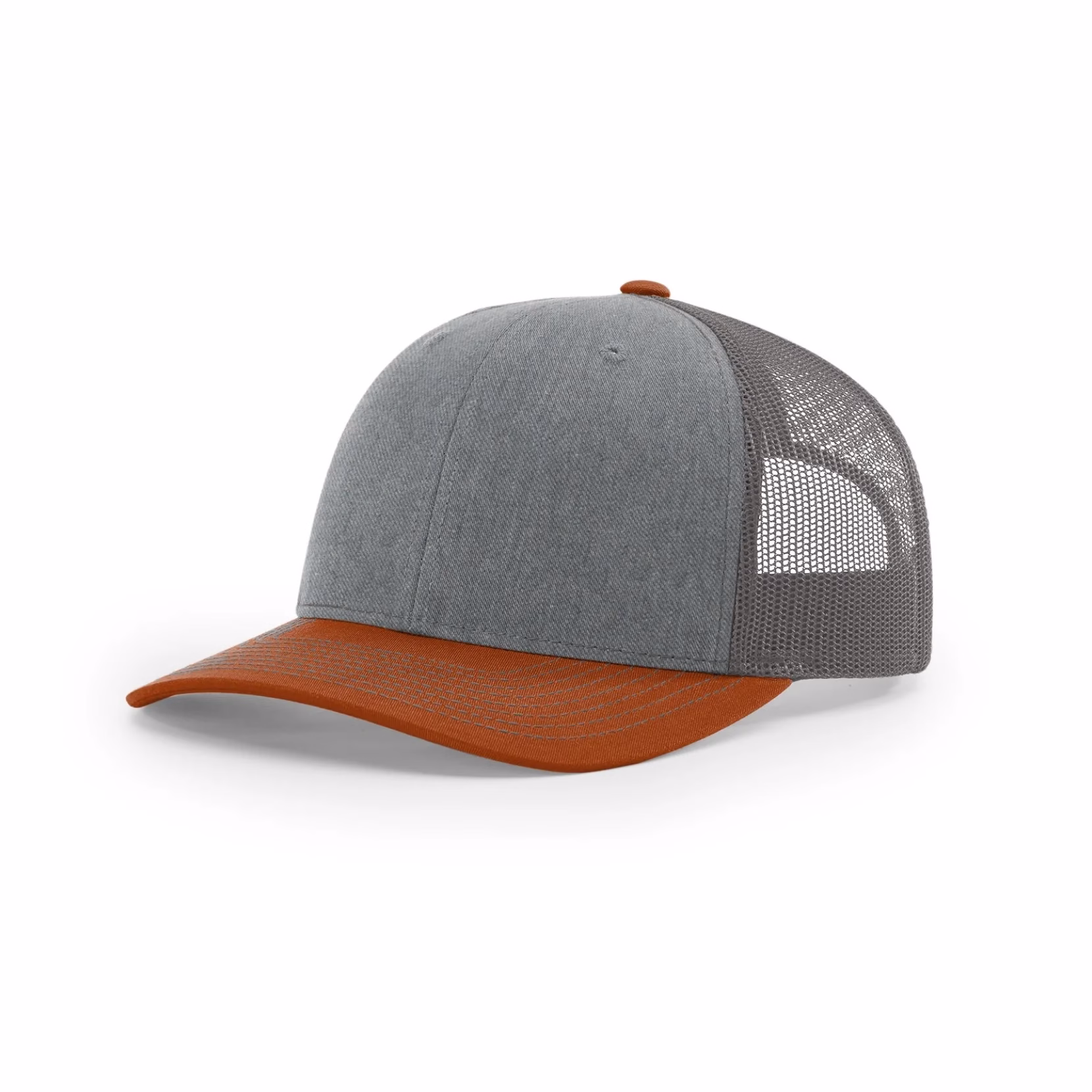 Heather Grey/Charcoal/Dark Orange - Richardson 112