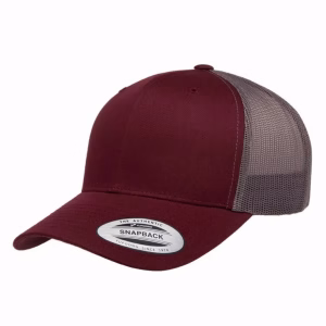Maroon/Gray - Yupoong 6606