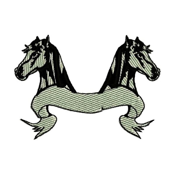 999 - Caballos sobre cintillo