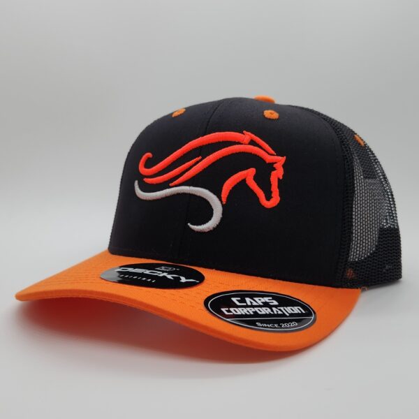 Naranja/Negro - Caballo 3D
