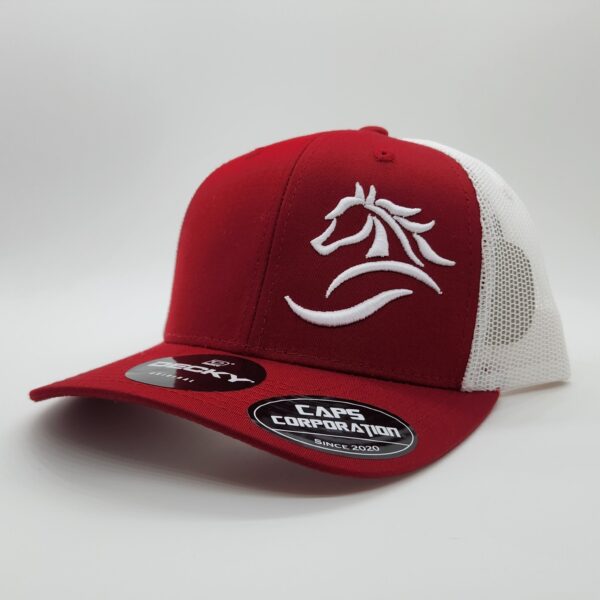 Rojo Vino/Blanco - Caballo