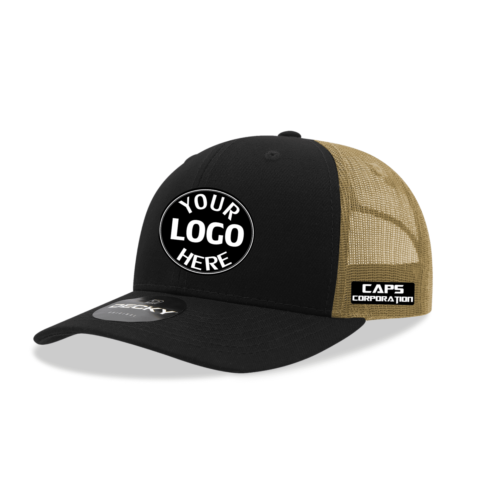 Gorro Decky Listrado Preto E Vermelho - Acrílico 100% | Curto E Confortável