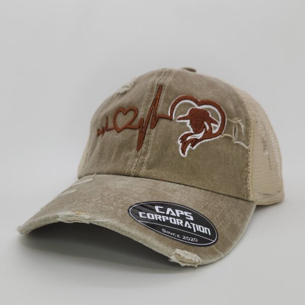 Chocolate/Crema - Woman Cap - Vaquera Corazón