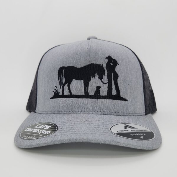 Gris Claro/Negro - Pacific Headwear - Pareja de Vaqueros