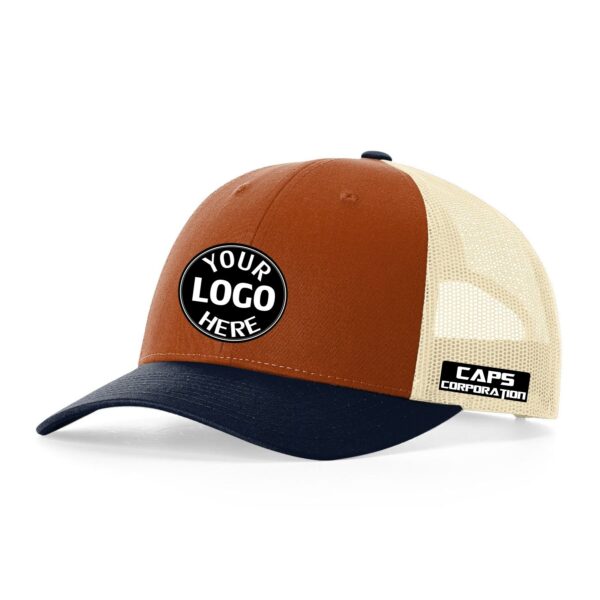 Azul Navy/Naranja Oscuro/Crema - Richardson