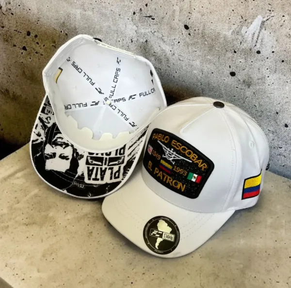 Gorra El Patron Pablo Escobar Avioneta