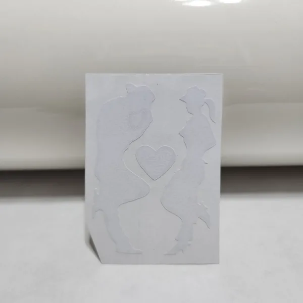 Sticker - Corazon Vaquero - Blanco