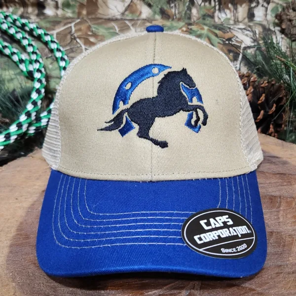 EcoCaps - Caballo Herradura - Azul/Crema