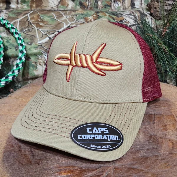 EcoCaps - Puas - Crema/rojo vino