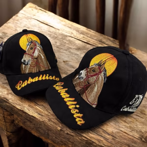 Gorra Caballista - Negro/amarillo