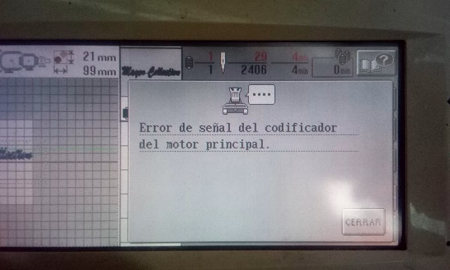 Disco Encoder Óptico XC5601 para máquina de bordar Brother