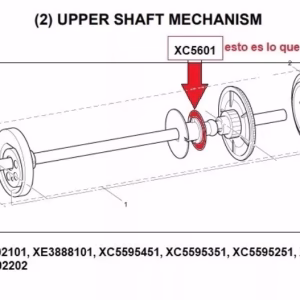 Disco Encoder Óptico XC5601 para máquina de bordar Brother
