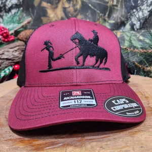 Richardson- Cowboylove- Rojo vino/ Negro