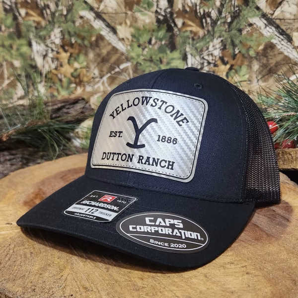 Gorra Richardson – Negro-Yellowstone