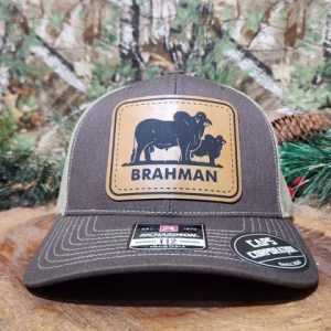 Gorra Richardson – chocolate/crema – Brahaman – Cuerito