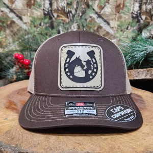 Gorra Richardson – Chocolate/crema- Vaquera-herradura