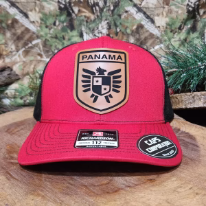 Gorra Richardson – Rojo/negro- Panamá