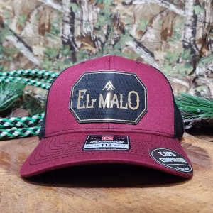 Gorra Richardson-Rojo vino/ negro-El Malo