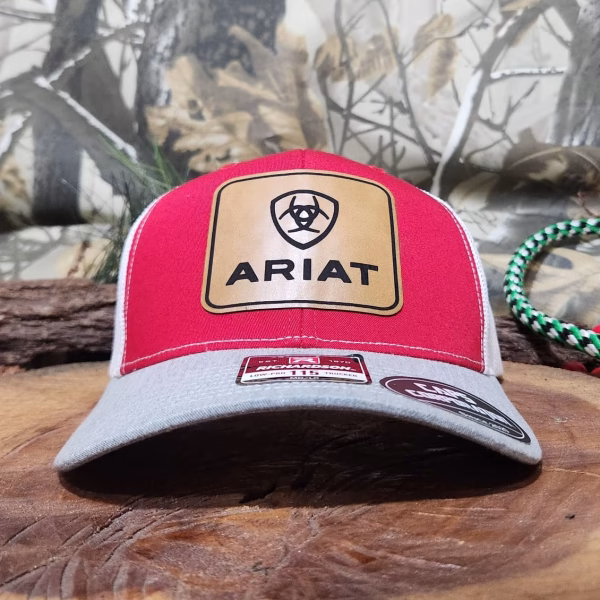 Gorra Richardson- Gris/Rojo/Blanco- Ariat