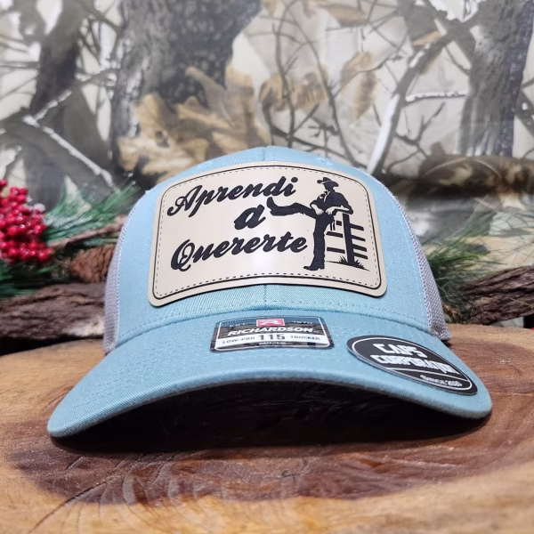 Gorra Richardson-Aqua/gris-Aprendi a quererte