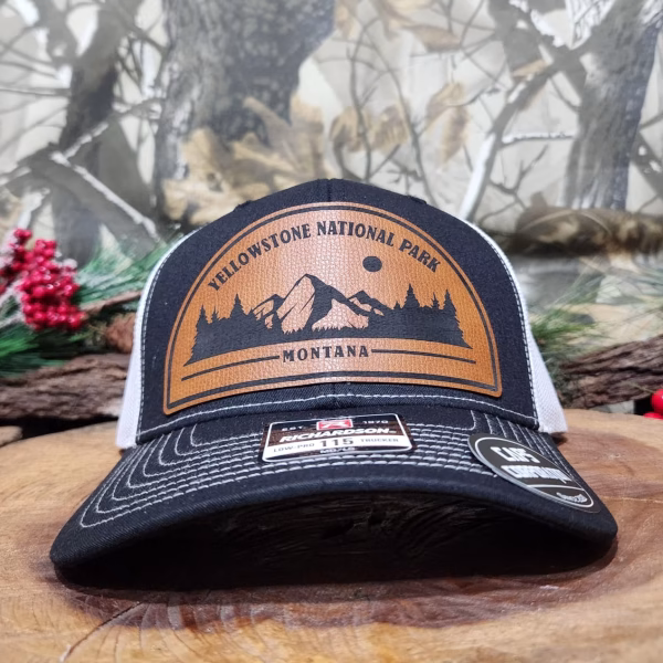 Gorra Richardson-Negro/blanco-Yellowstone
