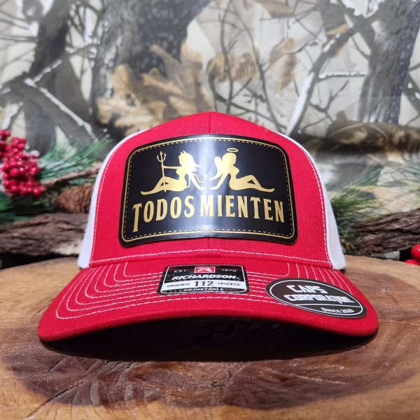 Gorra Richardson-Rojo/blanco-Todos Mienten