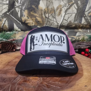 Gorra Richardson – Negro/rosado-Amor inexplicable