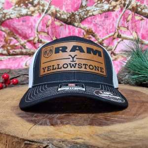 Gorra Richardson-Negro/blanco-Ram/Yellowstone
