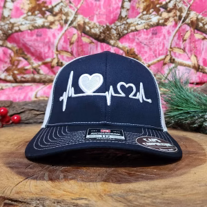 Gorra Richardson-Azul Navy/blanco-Corazón/línea de vida