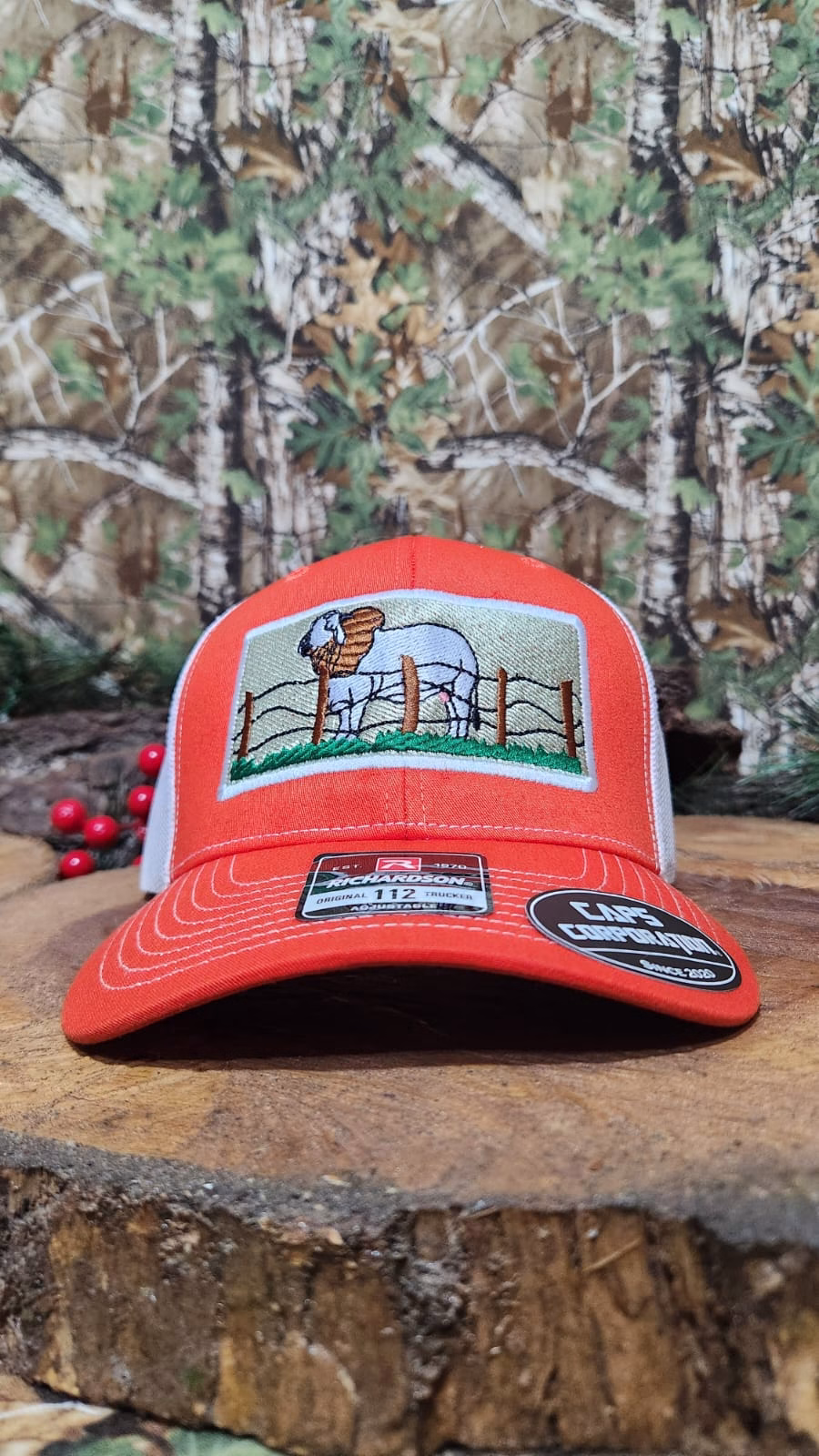 Gorra Richardson–Naranja/blanco -Toro