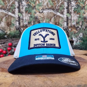 Gorra Richardson–Azul navy/ verde azulado/crema -Yellowstone