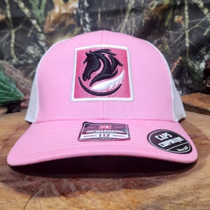 Gorra Richardson – Rosado/Negro-Cuadro/Caballo