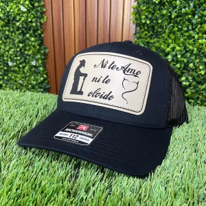 GORRA RICHARDSON BLACK/ NI TE AMO NI TE OLVIDO